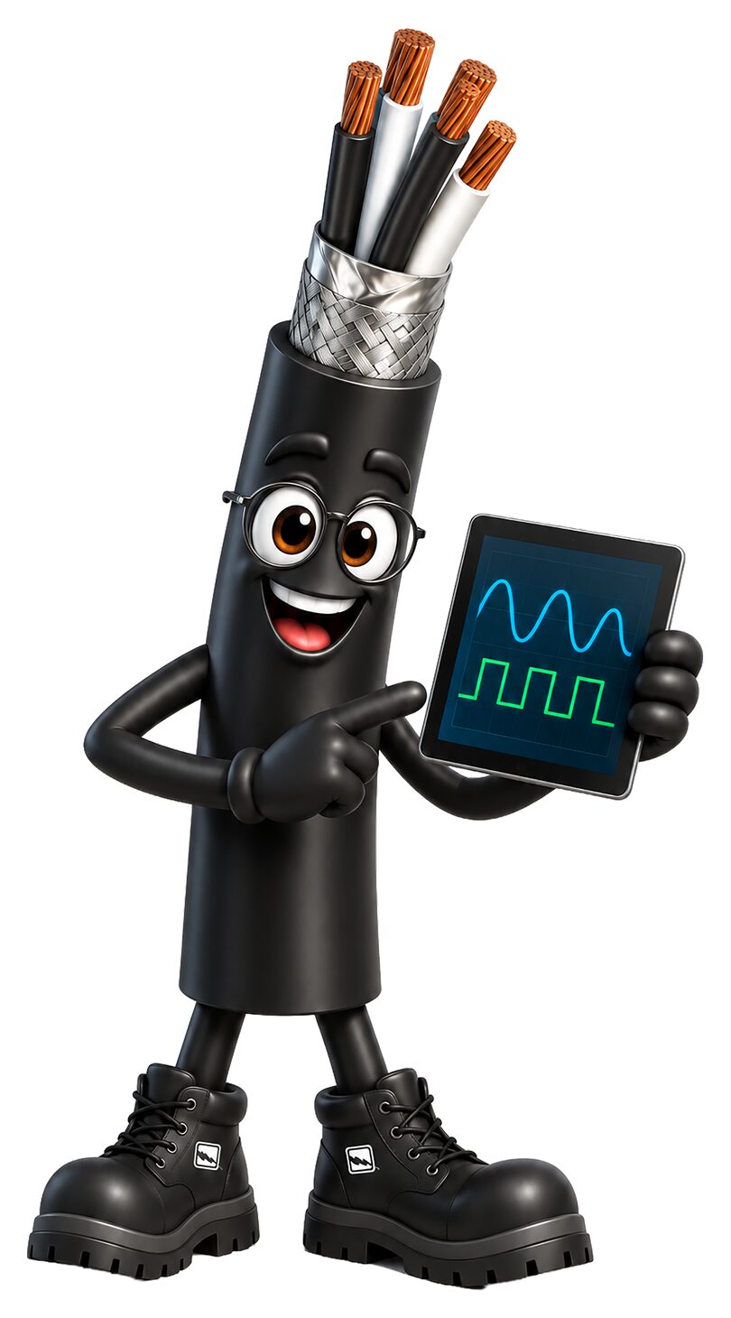 Be Gé – Cable de Instrumentación BG, personaje del Team INPACO